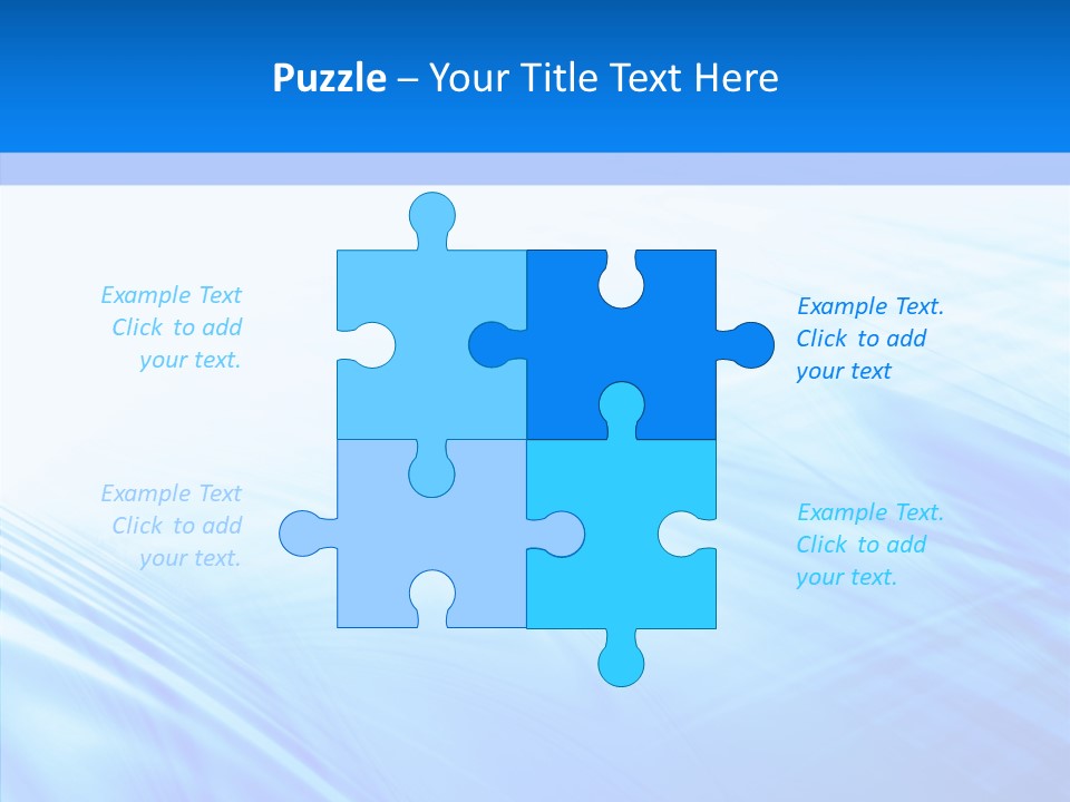 Stylish Blue Digital PowerPoint Template
