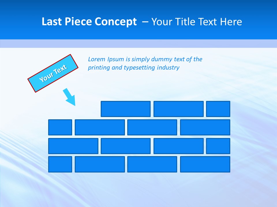 Stylish Blue Digital PowerPoint Template