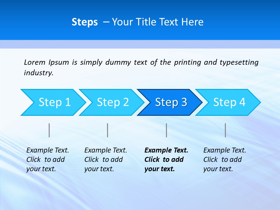 Stylish Blue Digital PowerPoint Template