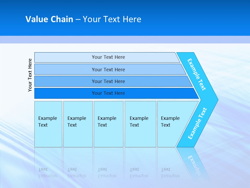 Stylish Blue Digital PowerPoint Template