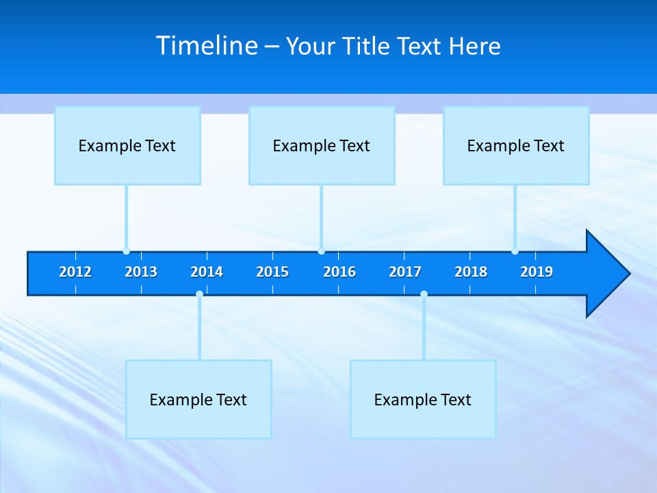 Stylish Blue Digital PowerPoint Template