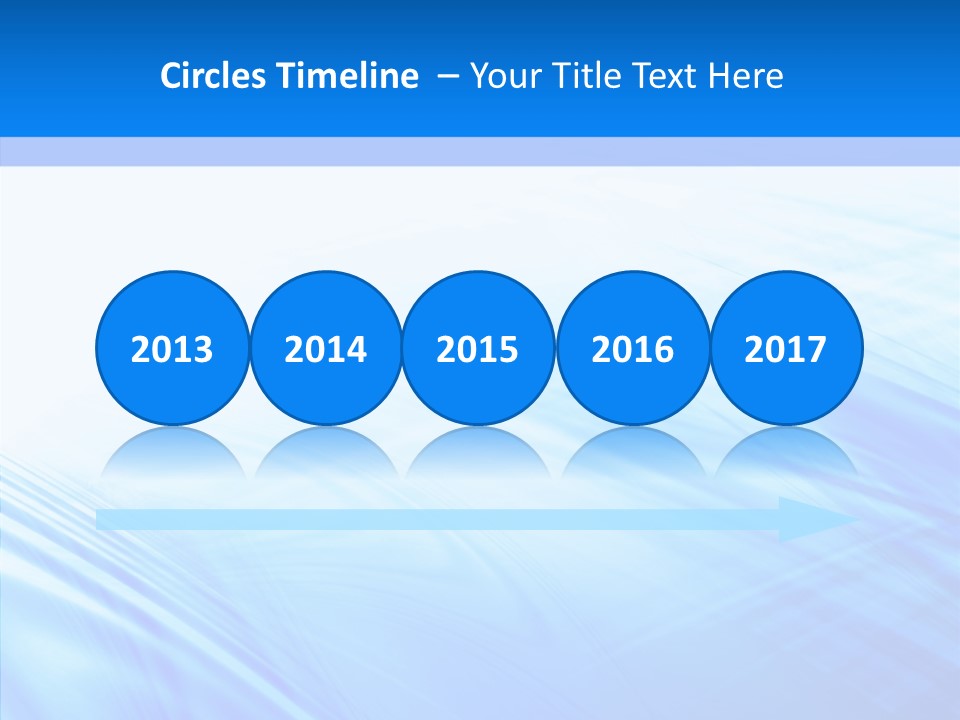 Stylish Blue Digital PowerPoint Template