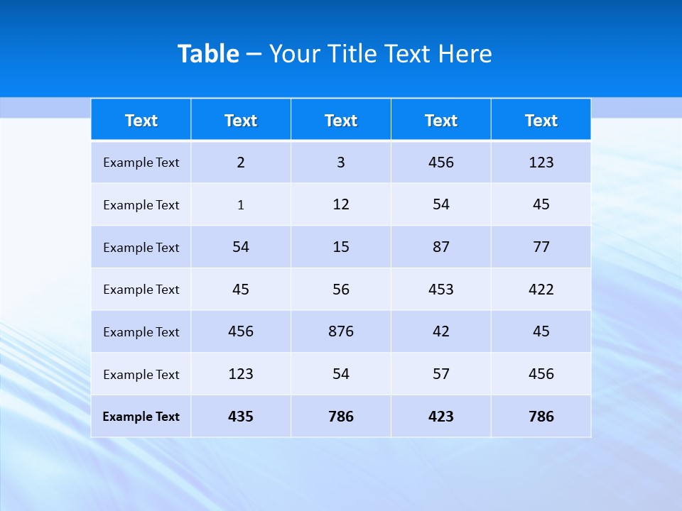 Stylish Blue Digital PowerPoint Template