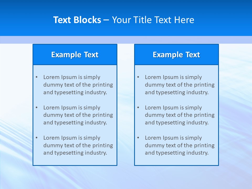 Stylish Blue Digital PowerPoint Template