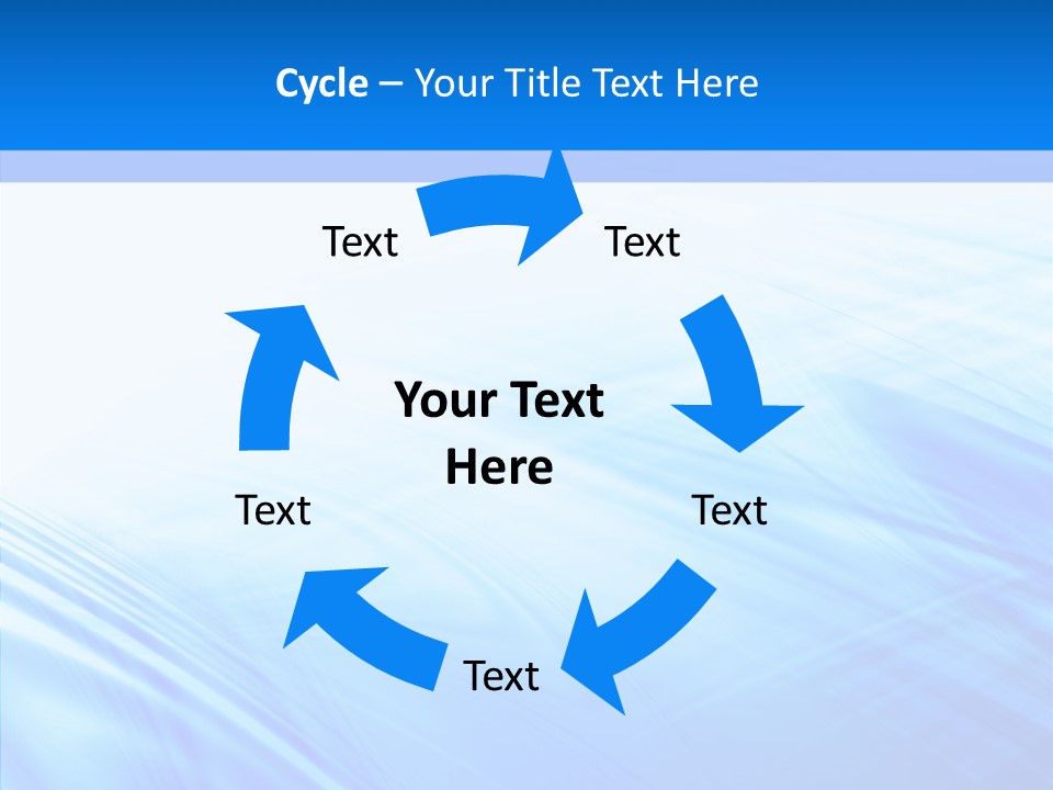 Stylish Blue Digital PowerPoint Template