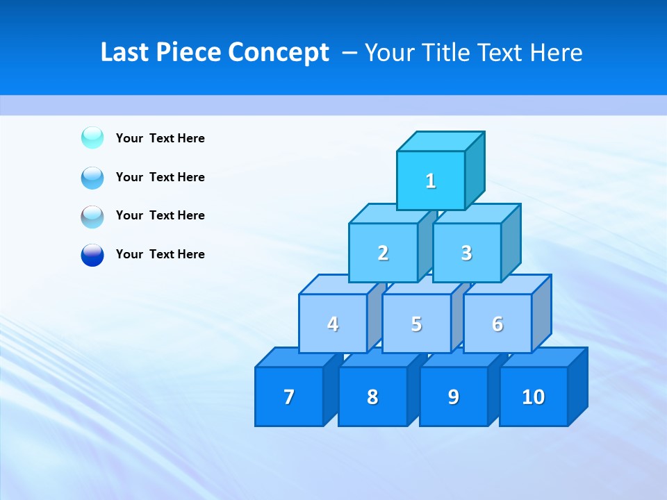 Stylish Blue Digital PowerPoint Template