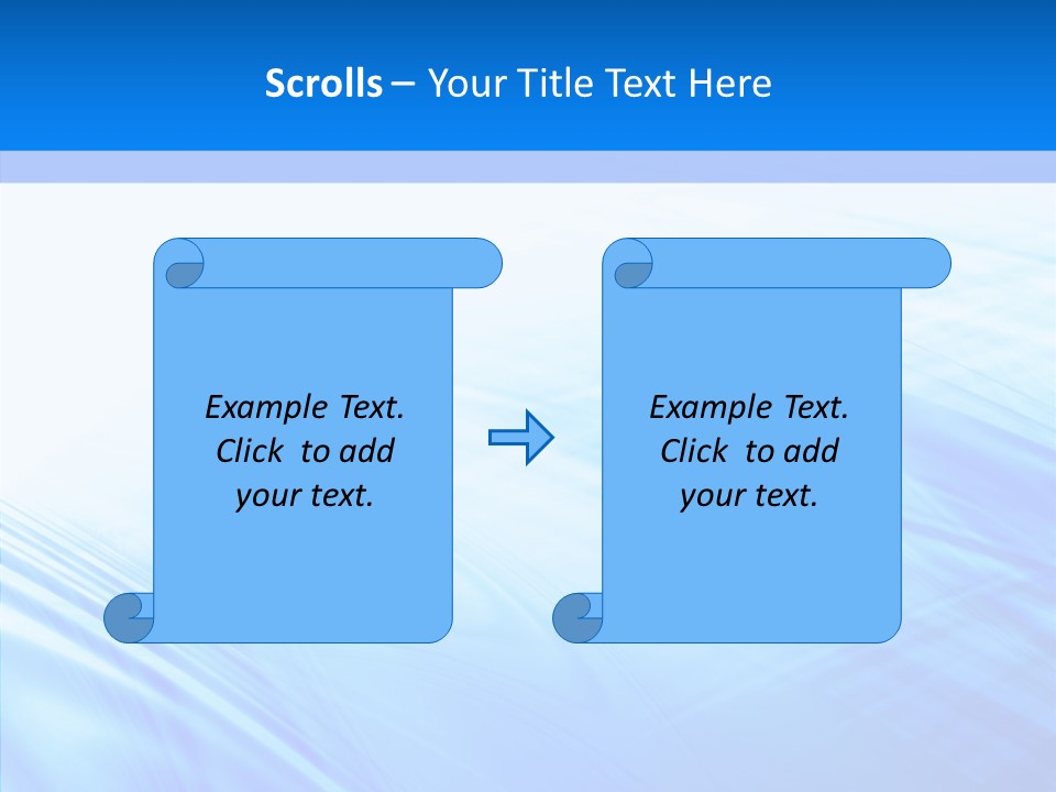 Stylish Blue Digital PowerPoint Template