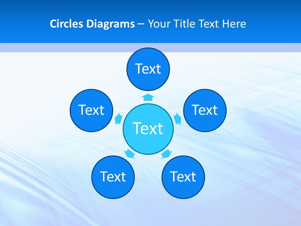 Stylish Blue Digital PowerPoint Template