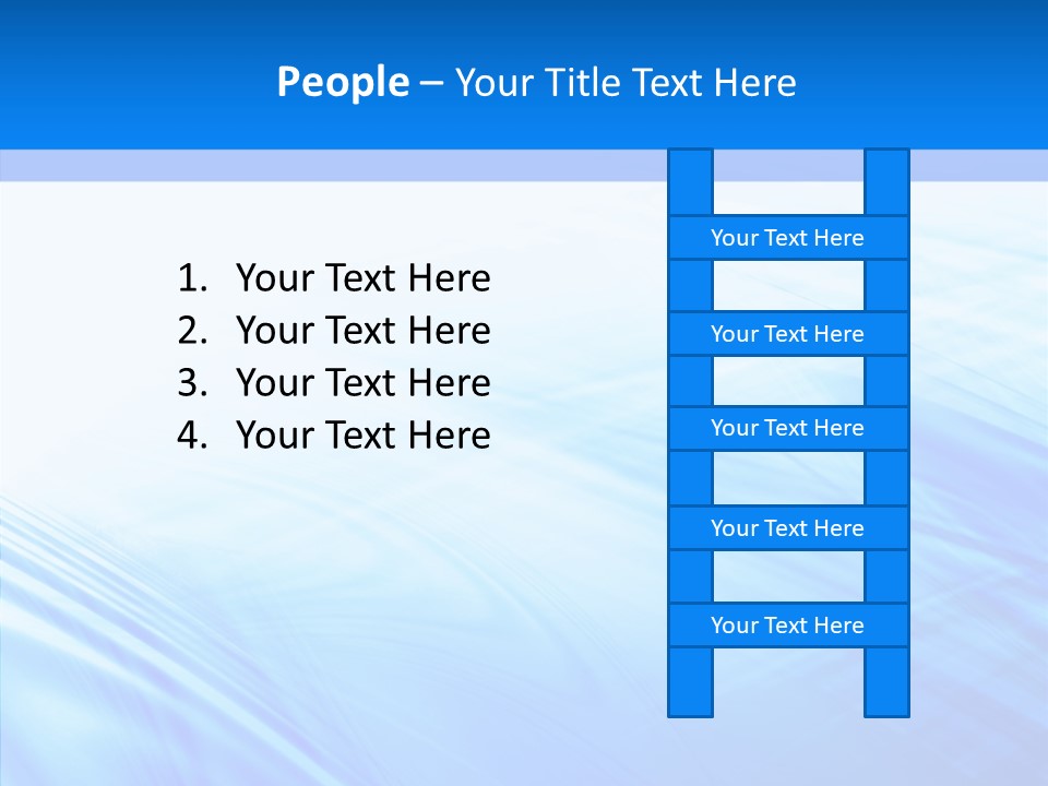 Stylish Blue Digital PowerPoint Template