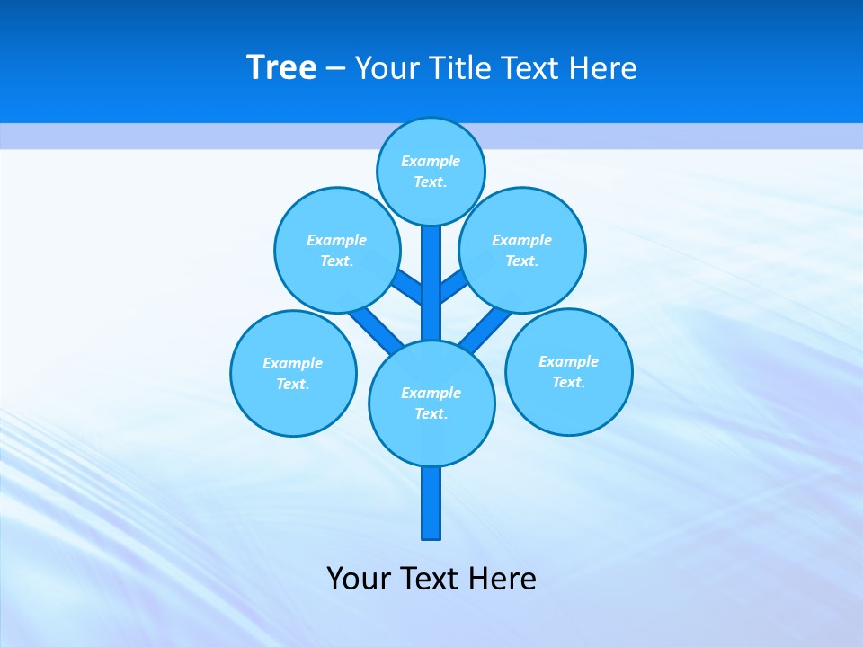 Stylish Blue Digital PowerPoint Template