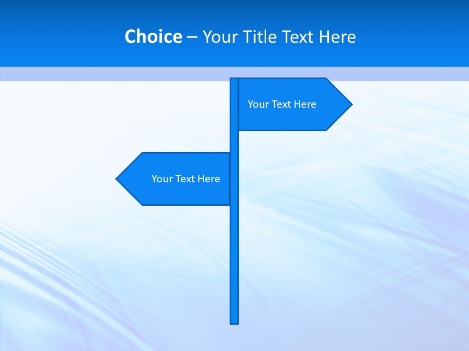 Stylish Blue Digital PowerPoint Template
