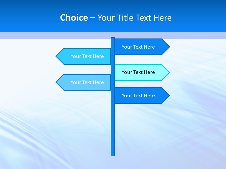 Stylish Blue Digital PowerPoint Template