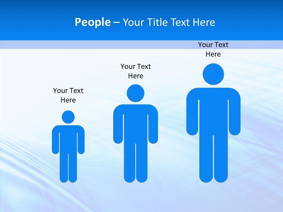 Stylish Blue Digital PowerPoint Template