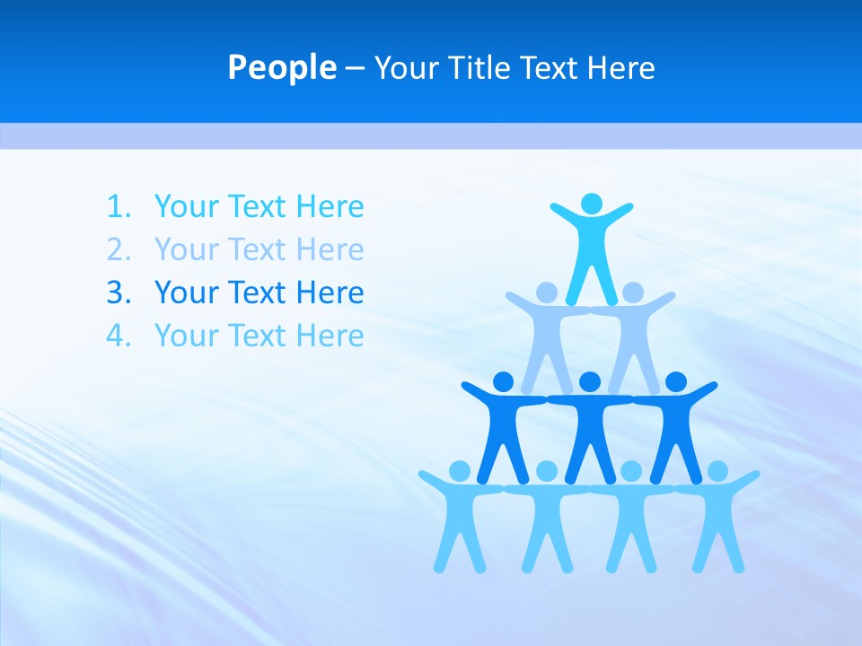 Stylish Blue Digital PowerPoint Template