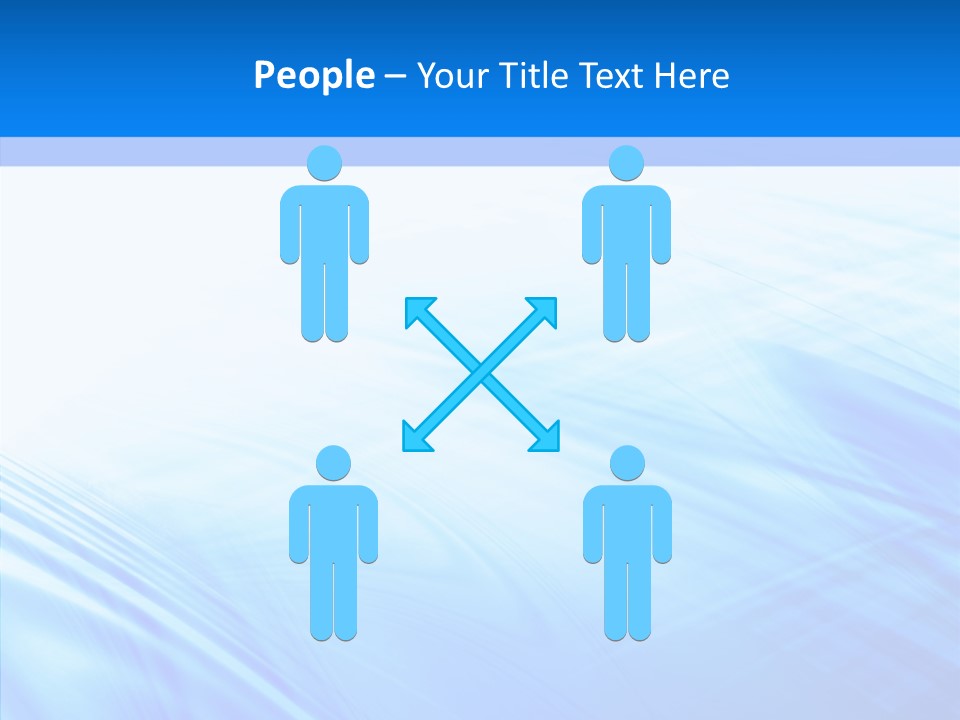 Stylish Blue Digital PowerPoint Template