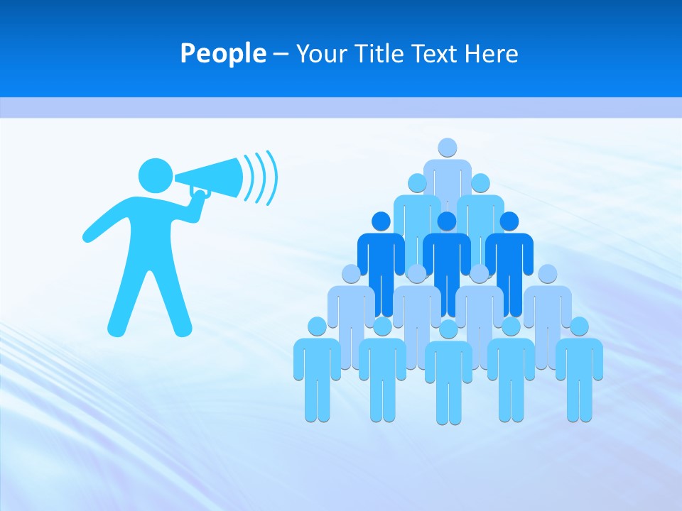 Stylish Blue Digital PowerPoint Template