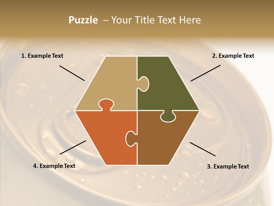 Close Up Aluminum Canister PowerPoint Template