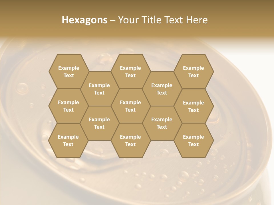 Close Up Aluminum Canister PowerPoint Template