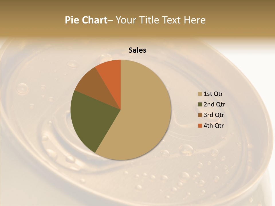 Close Up Aluminum Canister PowerPoint Template