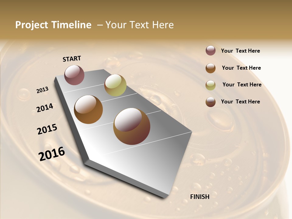Close Up Aluminum Canister PowerPoint Template