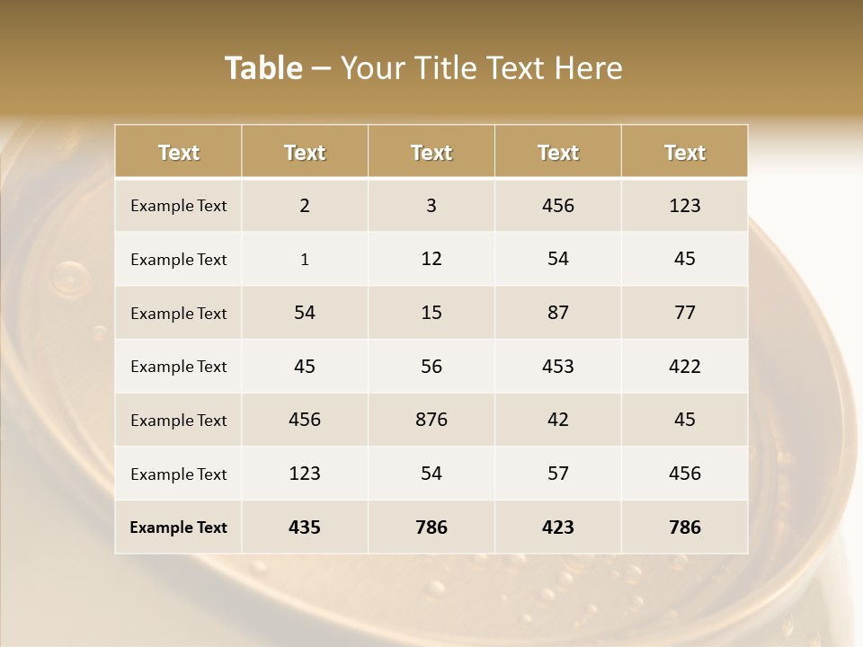 Close Up Aluminum Canister PowerPoint Template