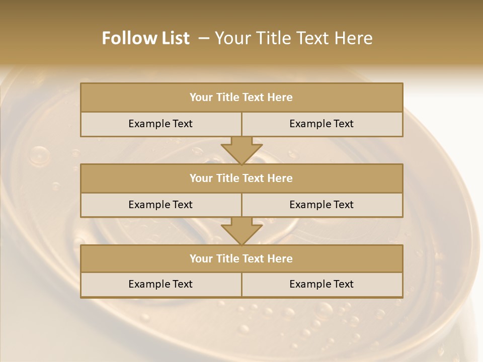 Close Up Aluminum Canister PowerPoint Template