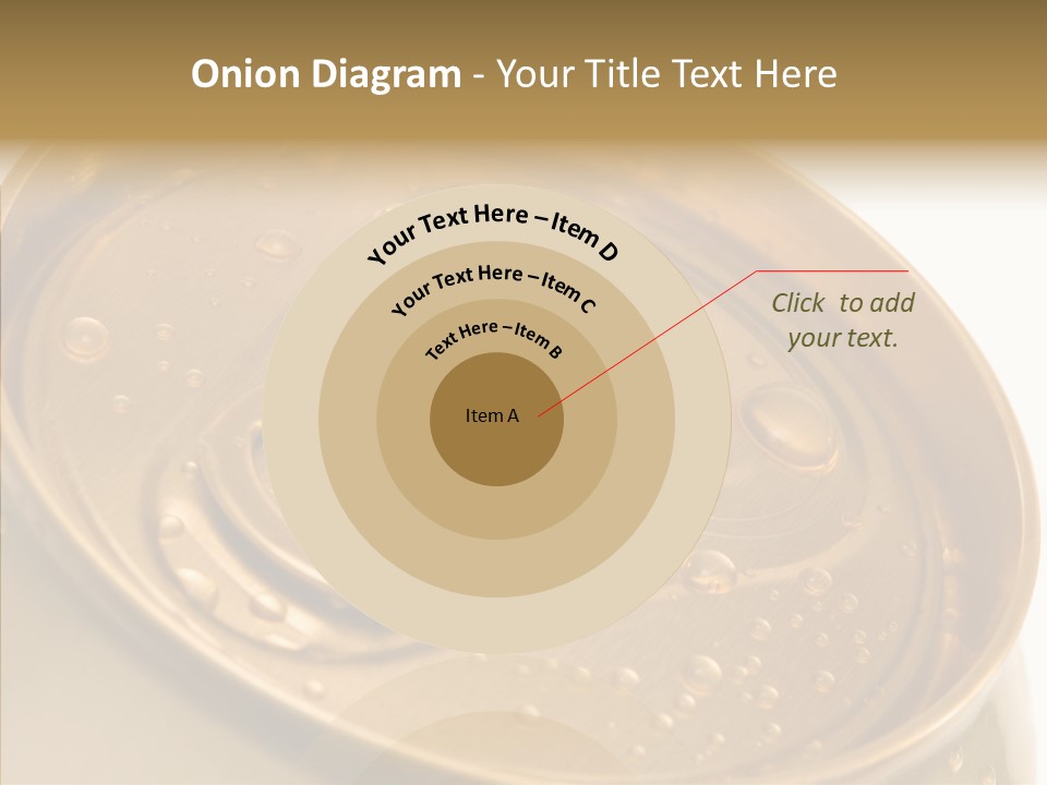 Close Up Aluminum Canister PowerPoint Template