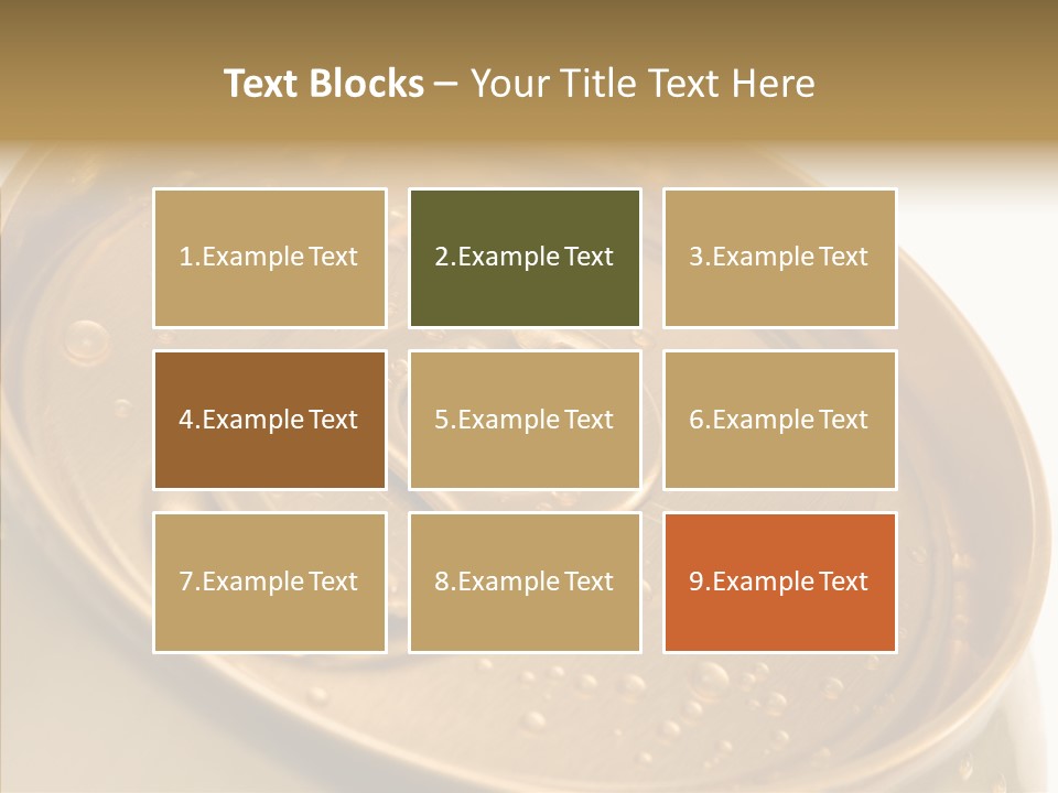 Close Up Aluminum Canister PowerPoint Template