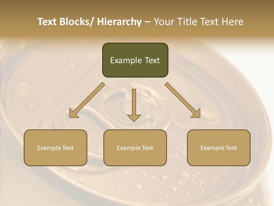 Close Up Aluminum Canister PowerPoint Template
