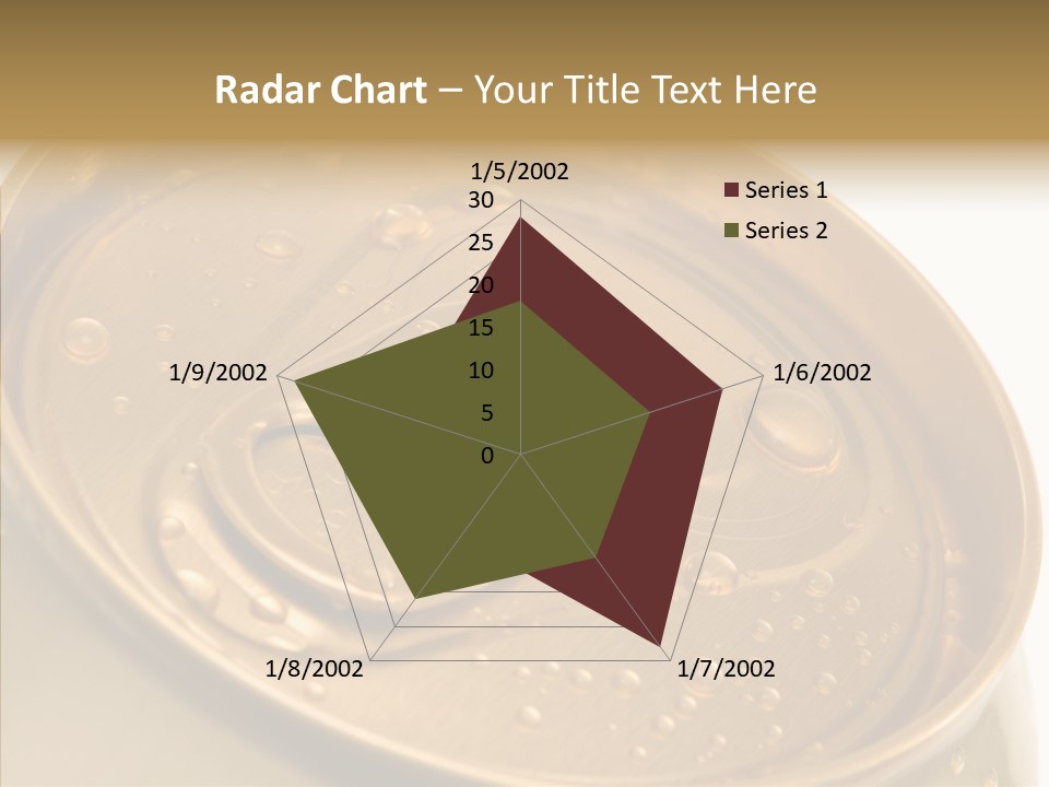 Close Up Aluminum Canister PowerPoint Template