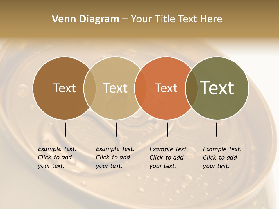 Close Up Aluminum Canister PowerPoint Template