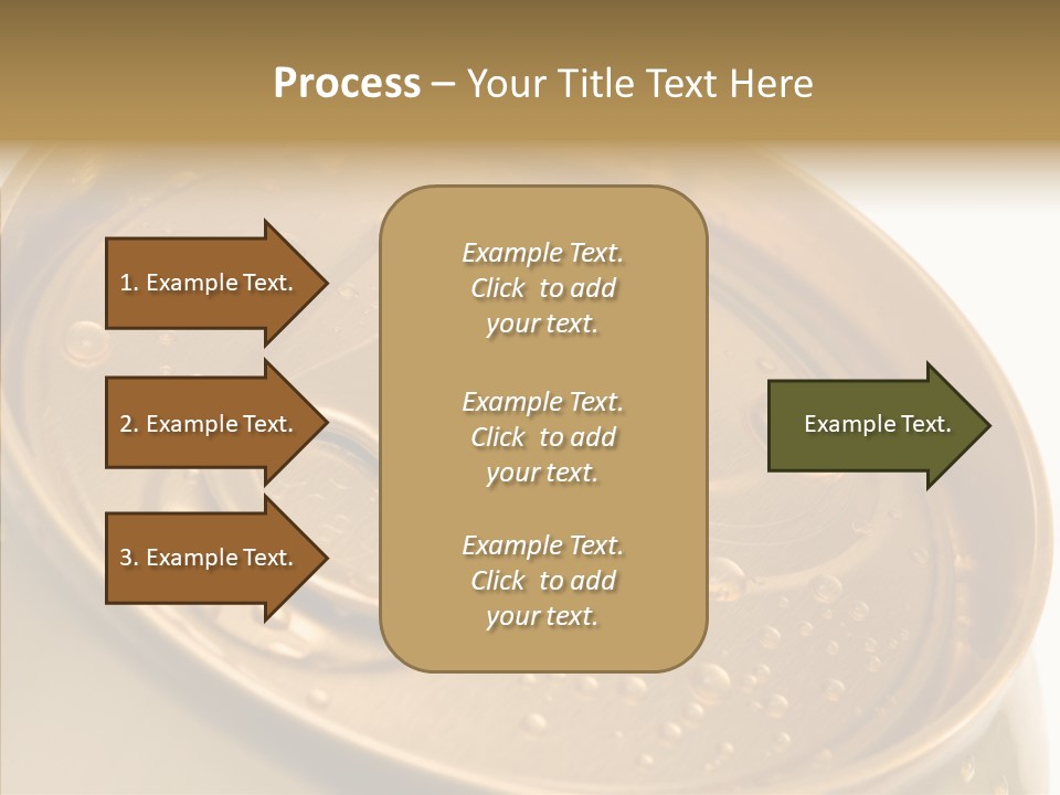 Close Up Aluminum Canister PowerPoint Template