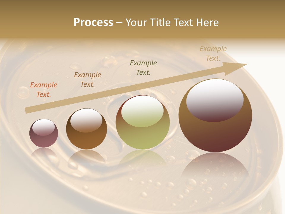 Close Up Aluminum Canister PowerPoint Template