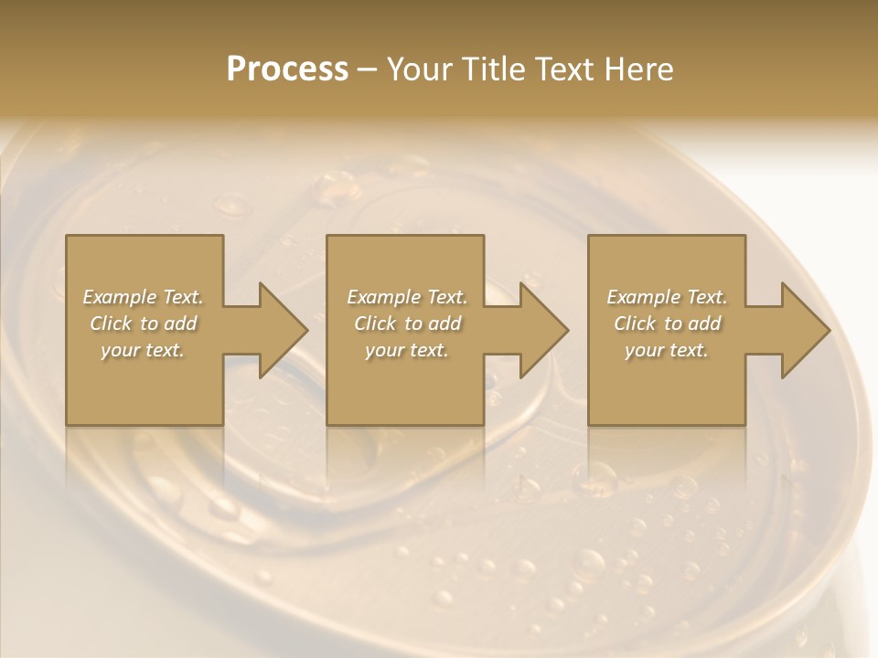 Close Up Aluminum Canister PowerPoint Template