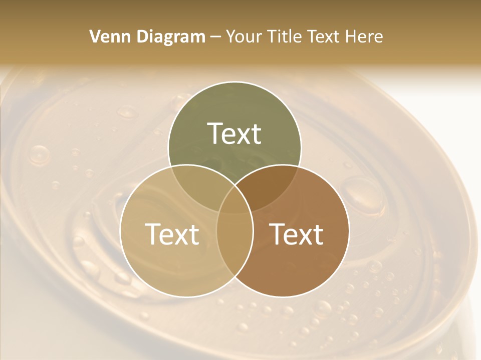 Close Up Aluminum Canister PowerPoint Template