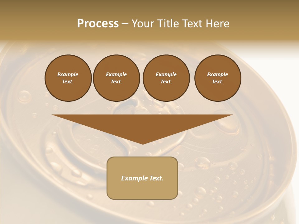 Close Up Aluminum Canister PowerPoint Template