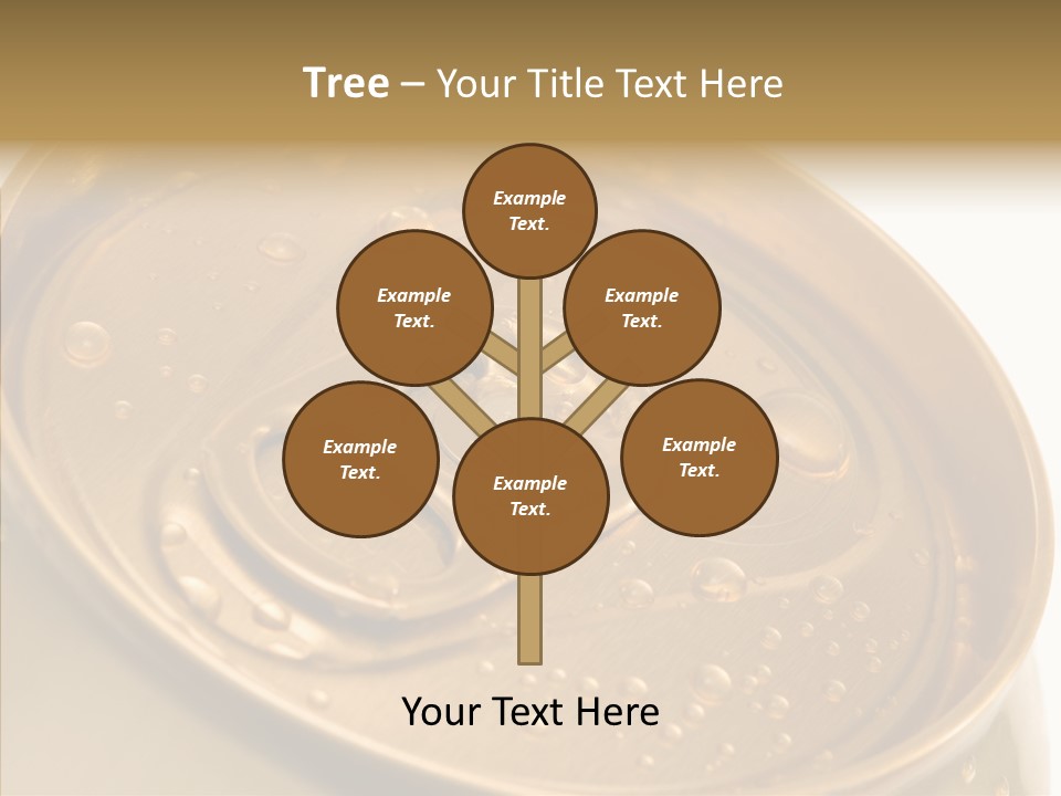 Close Up Aluminum Canister PowerPoint Template