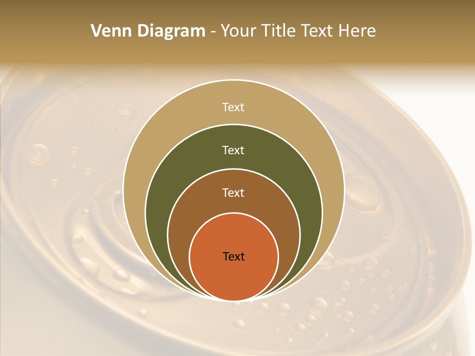 Close Up Aluminum Canister PowerPoint Template