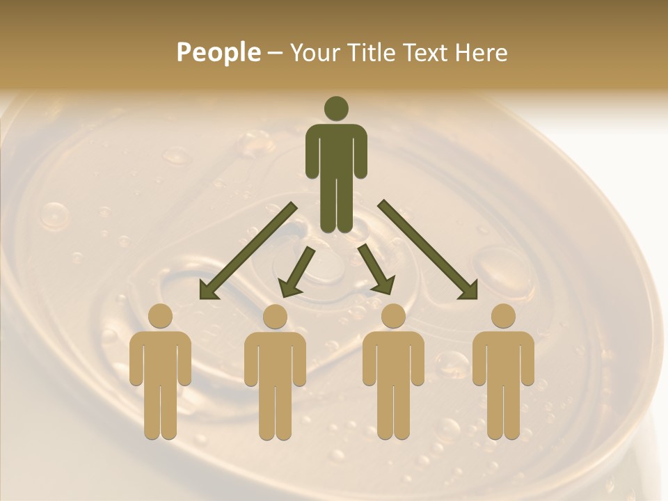 Close Up Aluminum Canister PowerPoint Template