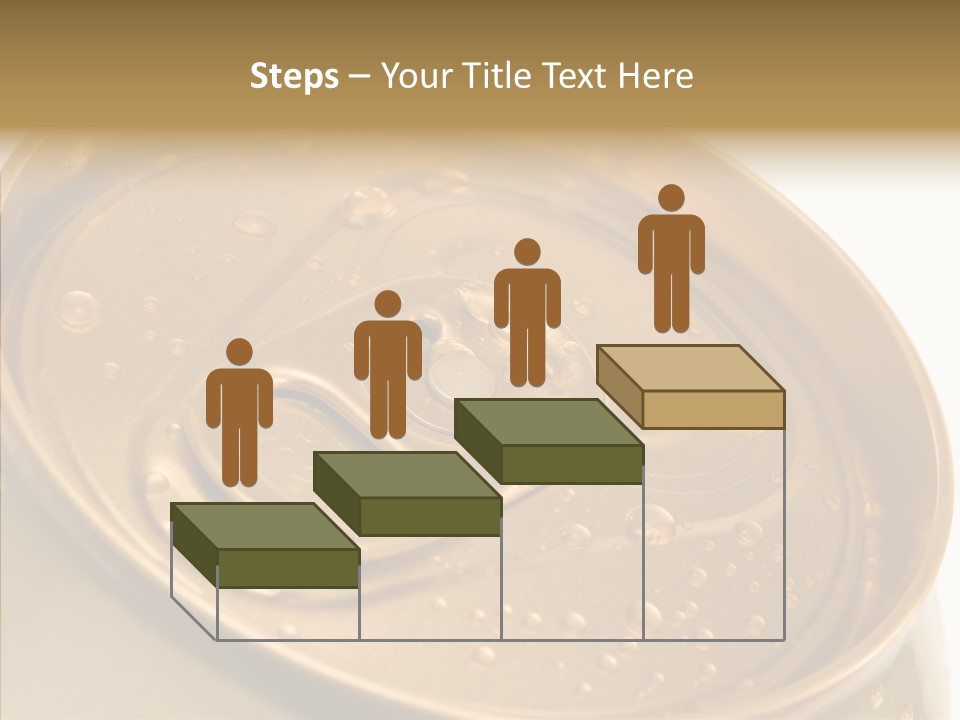 Close Up Aluminum Canister PowerPoint Template