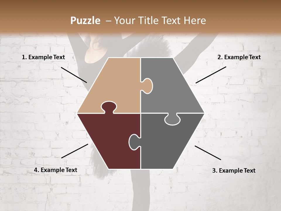 Female Ballerina Motion PowerPoint Template