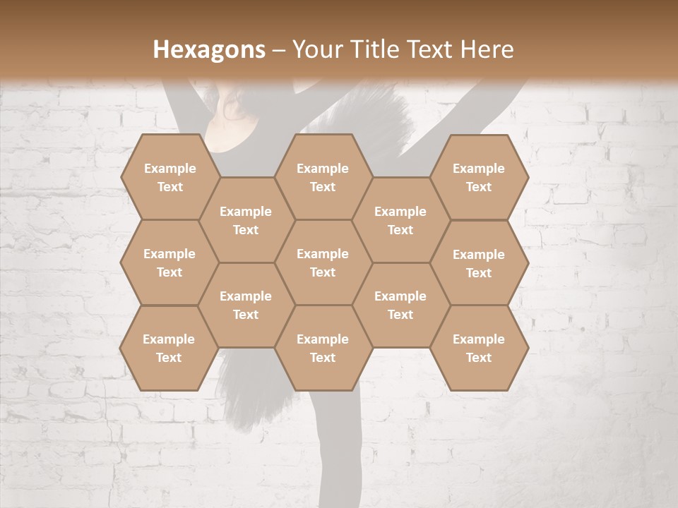 Female Ballerina Motion PowerPoint Template