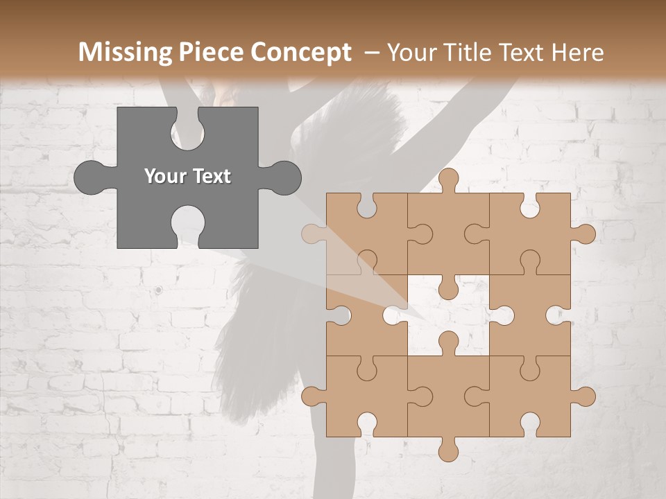 Female Ballerina Motion PowerPoint Template