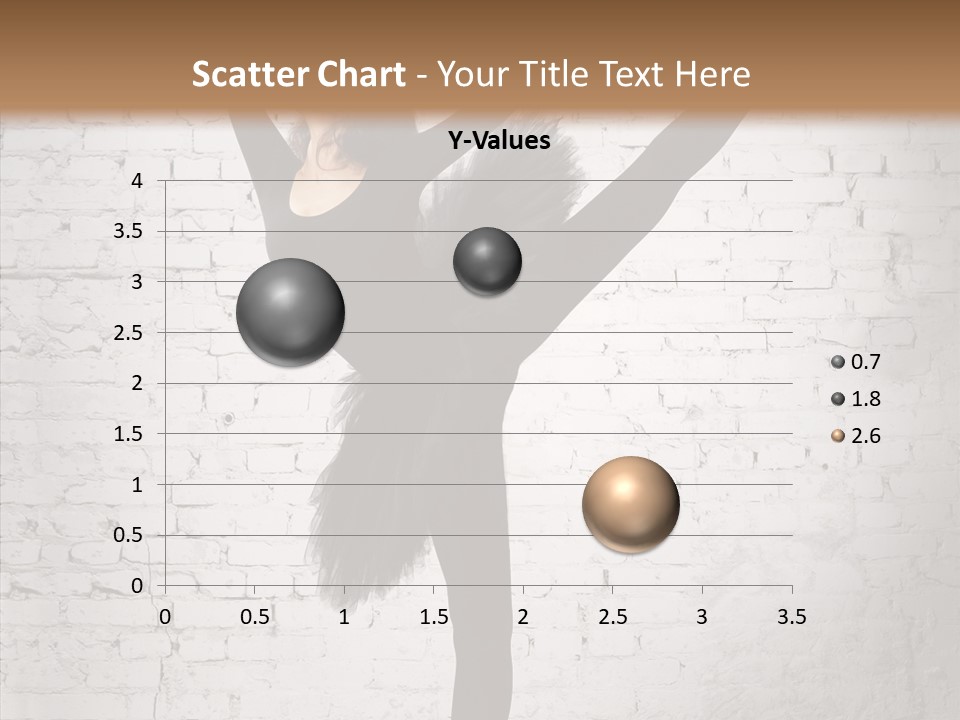 Female Ballerina Motion PowerPoint Template