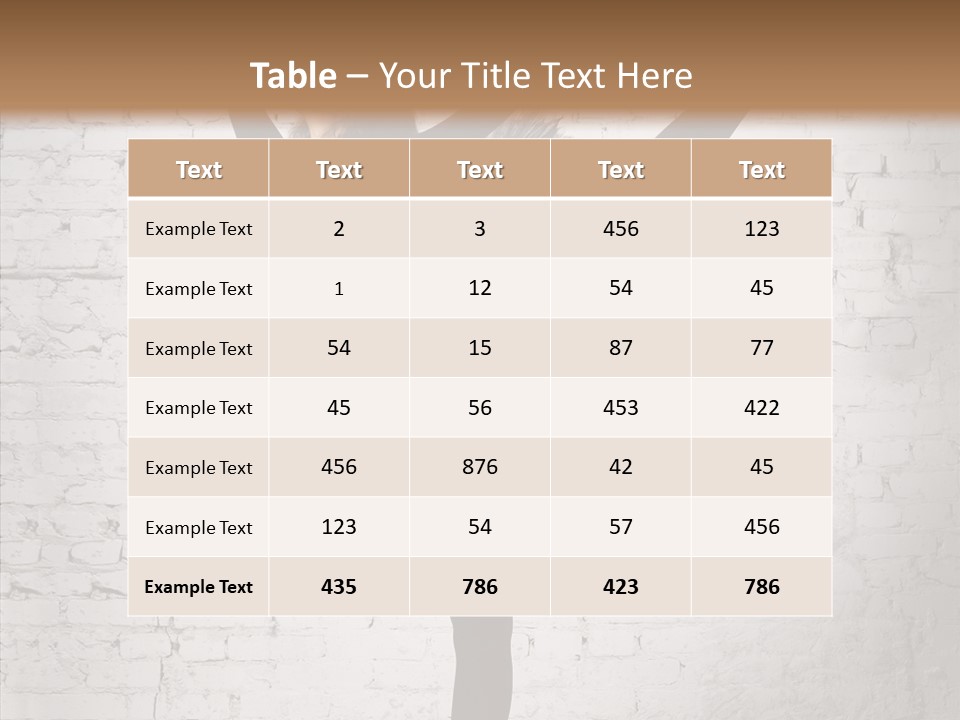 Female Ballerina Motion PowerPoint Template