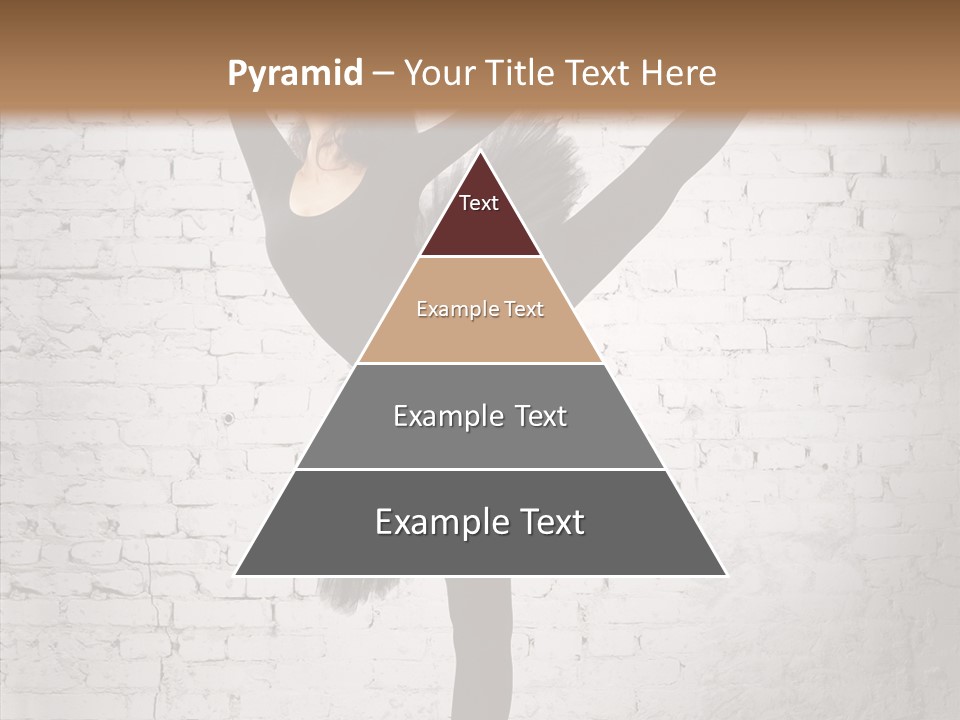 Female Ballerina Motion PowerPoint Template