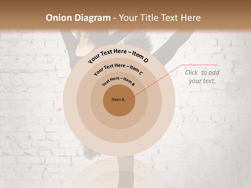 Female Ballerina Motion PowerPoint Template