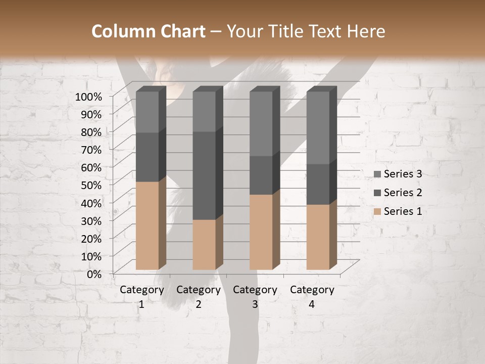 Female Ballerina Motion PowerPoint Template