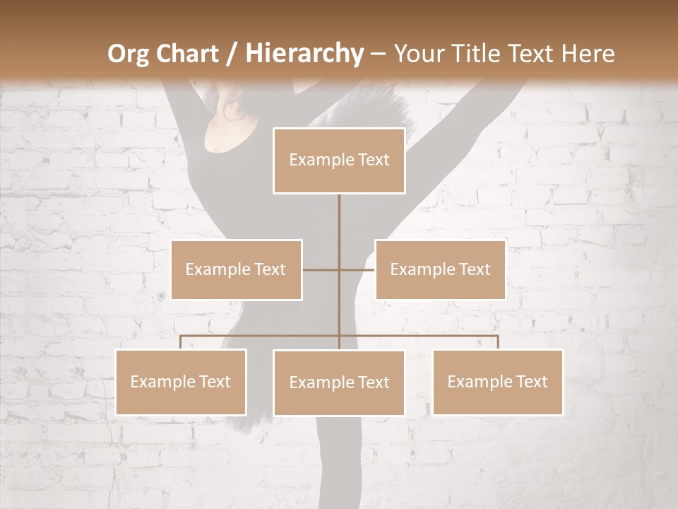 Female Ballerina Motion PowerPoint Template