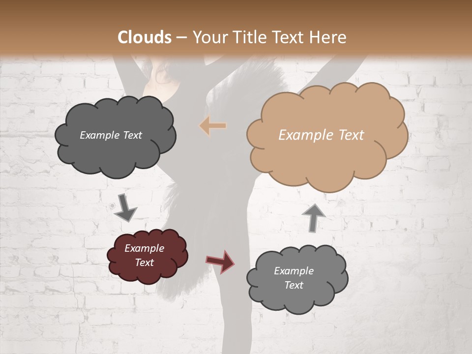 Female Ballerina Motion PowerPoint Template